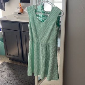 Mint green dress